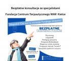 Bezpłatne konsultacje ze specjalistami Fundacji Centrum Terapeutycznego MAM Kielce